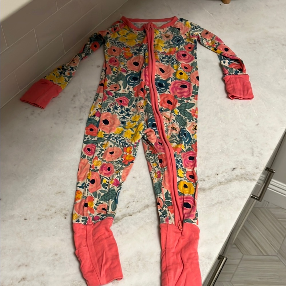 Little Sleepies Floral Kids One Piece Pajama